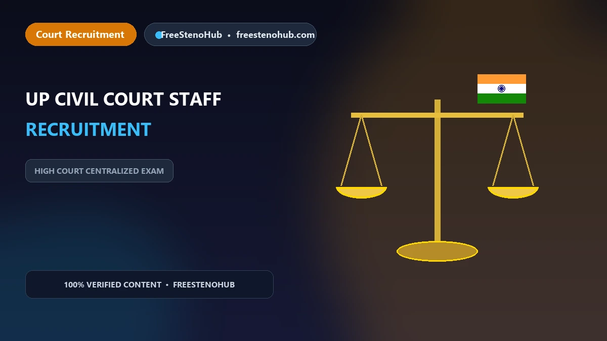 UP Civil Court Stenographer Grade-III